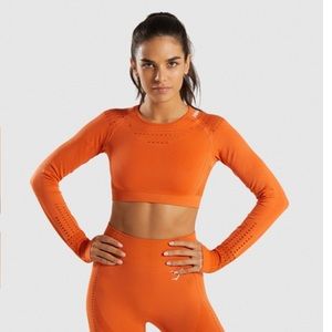 Gymshark long sleeve crop top